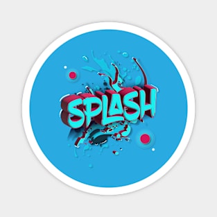 Square SPLASH Magnet